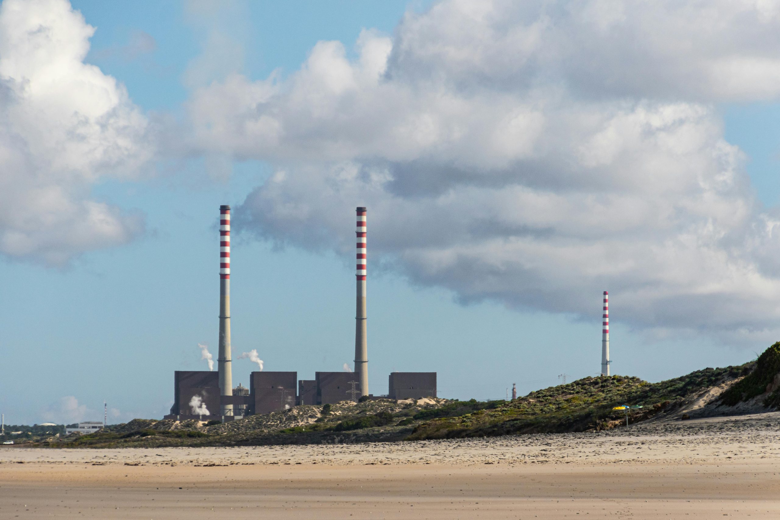 Power Plant around the sea